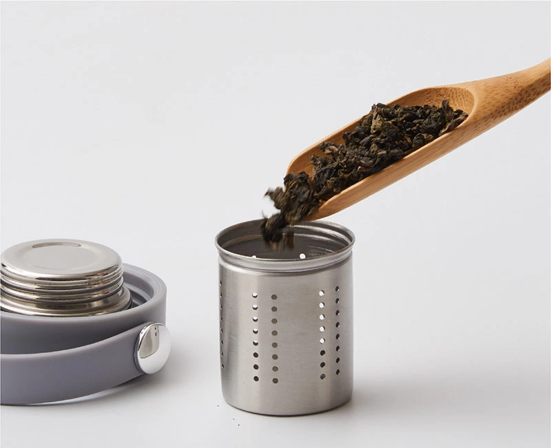 3 Layers Ceramic Stainless Steel Vacuum Mug with Optional Infuser