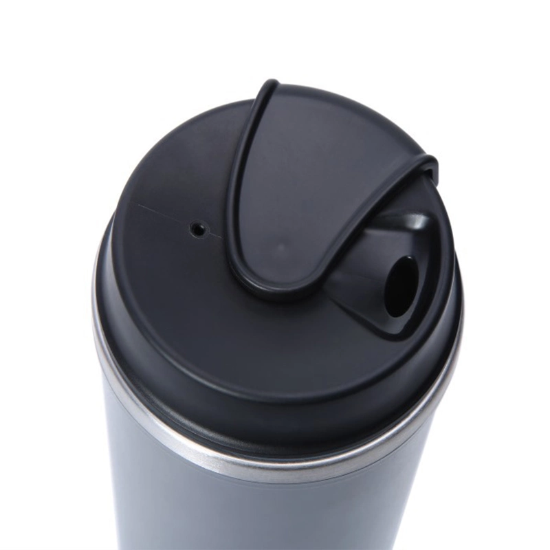 16oz Double Wall Stainless Steel Cup Travel Coffee Suction Mug