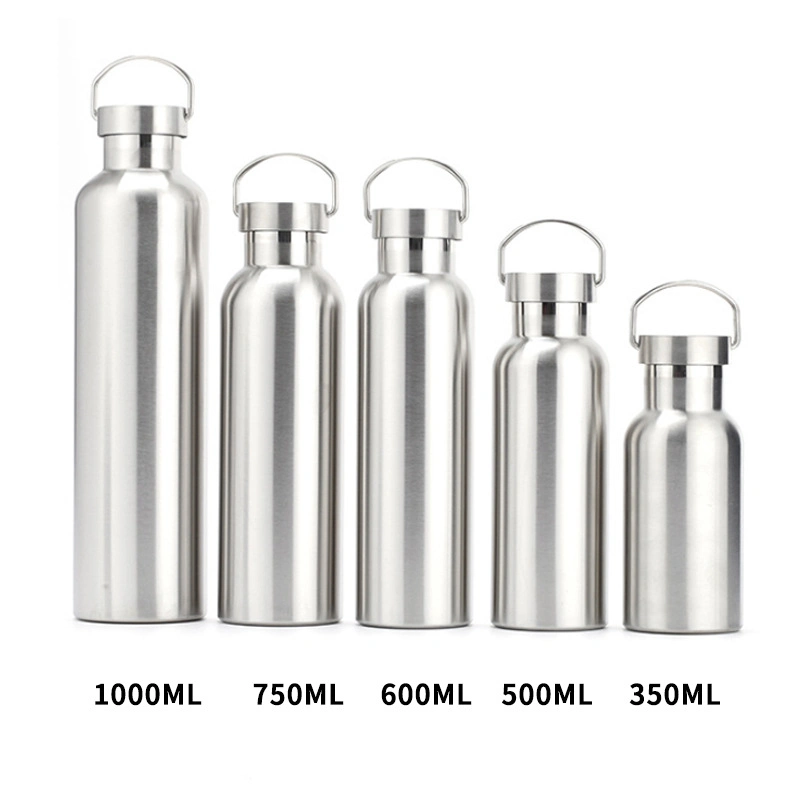 High Quality Stainless Steel Sports Water Bottle Insulated Vacuum Flask with Multi Lids