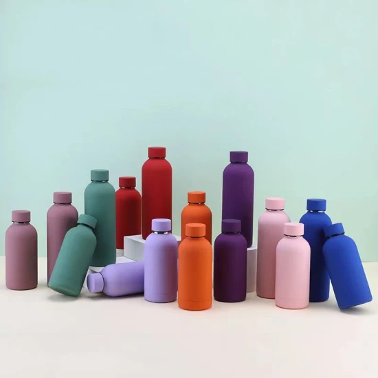 Hochwertige, tragbare Reiseflasche, isolierte Isolierflasche aus Edelstahl mit 500 ml