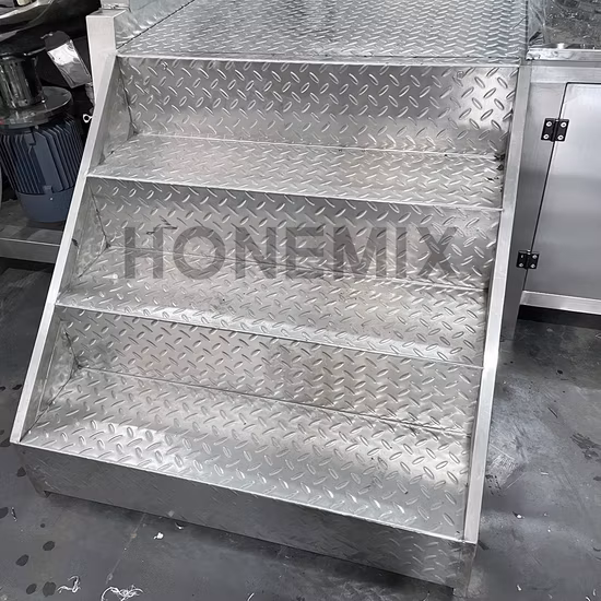 Hone 200L Mischtank Kosmetischer Bodenhomogenisator Vakuum-Emulgiermischer Haarcreme Haarfärbemaschine Match-Wasser-Öl-Topf