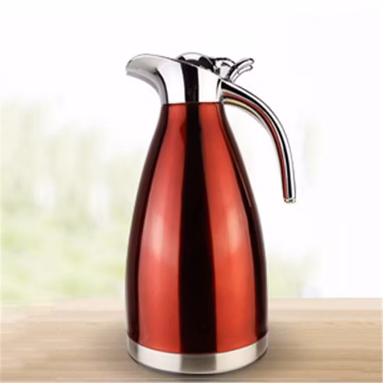 1L / 1,5L / 2L doppelwandige Edelstahl-Vakuum-Thermos-Kaffeekanne