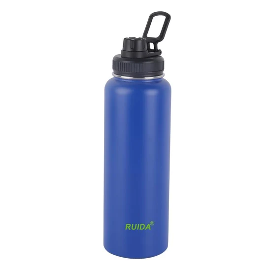 Sportflasche aus Edelstahl, doppelwandig, Vakuum-Wasserflasche, Raumtopf, Kletterkessel